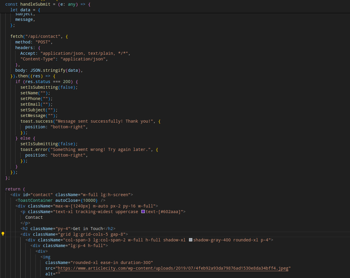 Project I worked on.